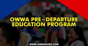 OFW OWWA Pre-Departure Education Guide | DMW Guide
