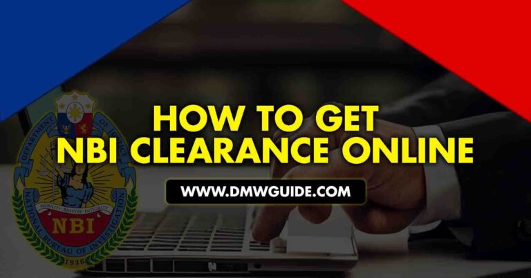 NBI Clearance Online Application and Renewal | DMW Guide